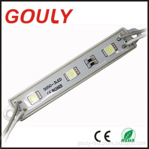 Injection LED Module Light with Lens, 0.48W/12V DC Voltage and Single/RGB Colors, Water-resistant